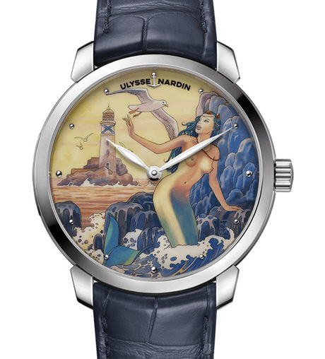 Ulysse Nardin 3203-136LE-2 / MANARA.10 Classico Enamel Manara mens watch sale